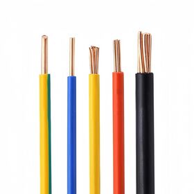 Câble unipolaire H05Z-U/H07Z-U LSOH en cuivre massif pour installation intérieure, éclairage résidentiel et tertiaire, 1-16mm², tension nominale 450/750V