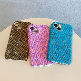 Nueva funda para móvil IP17 con diseño de fragancia tejida para otoño e invierno 2025, combinación de colores iP16, protección anticaída 15promax