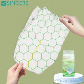 Ultraweiche, komfortable, umweltfreundliche, saugfähige, biologisch abbaubare Babywindel für den täglichen Gebrauch im Gesundheitswesen