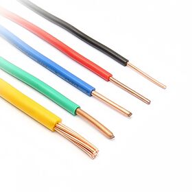 H07Z-U Copper Halogen-free In Wall Mounting Cable CU/LSZH Solid Single Conductor Building Wire for lighting wiring