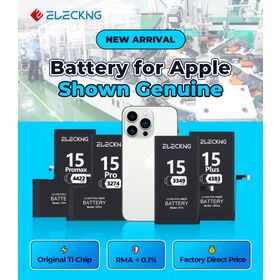 100% Health Original Chips Genuine Battery for iPhone 12 to iPhone 15 Pro Max No Pop up Message Diagnosis