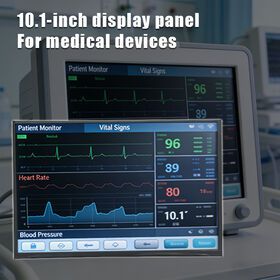10,1 Zoll 1280x800 LCD-Display LED-Hintergrundbeleuchtung LCD LVDS 500 Nits Bildschirmhelligkeit TFT-LCD-Modul für medizinische Geräte