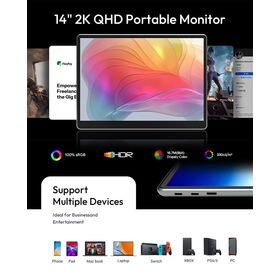 14 Inch HDMI Ultra Slim Gaming PS5 Nintendo Switch Extender Portable Computer Monitor