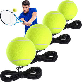 2 Packs Tennis Ball with String, Kids Tennis Training Balls, Tennis Self Trainer Practice Ball, Tennis Rebounder Ball