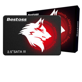 Bestoss 2.5 SSD Disque Interne 128GB 256GB 512GB 1TB 2TB SSD Disque Dur pour Ordinateur Portable de Bureau pour LOGO et Emballage Personnalisés