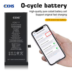 GXHS OEM Baterai Pengganti Premium Kobalt Murni untuk iPhone 11 - Ideal untuk Toko Reparasi, Grosir & Merek