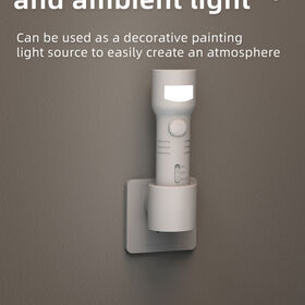 Lampu LED Isi Ulang OEM dengan Sensor Gerak dan Senter Terintegrasi - Ideal untuk Grosir