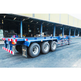 Semirreboque Porta-Contêiner de 45 pés - 3 Eixos, 12 Twistlocks para Transporte Flexível de 20/40/45 pés | Chien You Vietnam
