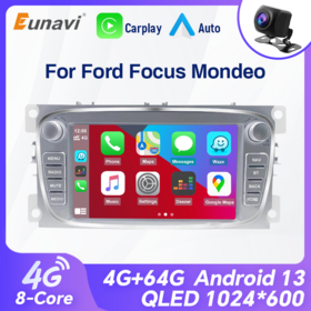 Android 13 multimedia 7 pulgadas coche Radios para Ford Focus mendeo astilla carplay 4G WiFi GPS RDS DVD autoradio estéreo DSP