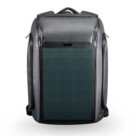 Mochila Solar al por Mayor con Carga USB, Impermeable, Directo de Fábrica BSCI con Logotipos Personalizados, Certificación CE/ROHS, Materiales Ecológicos