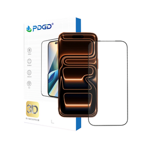 PDGD Protector de Pantalla de Vidrio Templado 3D HD de Cobertura Completa para iPhone 17 Pro Max [6.9 pulgadas] Proveedor OEM