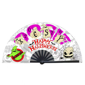 Éventails personnalisés en plastique occidental pour fêtes dansantes, décorations de festivals, éventail de sol pliant, botte, claquement long