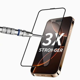 3X Triple-Strength 2.5D Tempered Glass for iPhone 11-17 Series, HD Clear & Anti-Scratch Protection