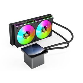 OEM ODM Refrigeración Líquida SOEYI Cooling 240mm Refrigerador de Agua para CPU Blanco con Pantalla LCD para PC