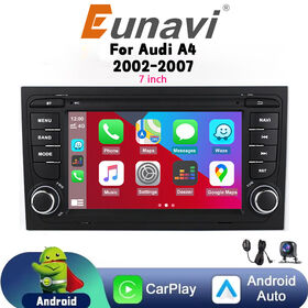 Radio de Coche Multimedia Android 13 de 7 Pulgadas para Audi A4 Carplay 4G Wifi GPS RDS DVD Autorradio Estéreo DSP