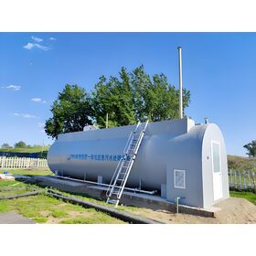 Häusliche Kläranlage aus GFK-Materialien AAO+MBBR-Verfahren Unterirdische Installation für Hotels