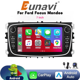 Autoradio Multimédia Android 13 7 Pouces pour Ford Focus Mendeo Noir Carplay 4G Wifi GPS RDS DVD Autoradio Stéréo DSP