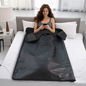 Anpassbare Saunadecke, professionelle Saunawickel für Heim-Spa, schnelles Aufheizen, faltbares, wasserdichtes Gewebe mit Einzelreißverschluss-Design