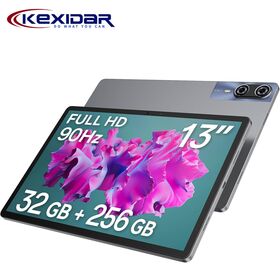 Tablette Android 15 OEM 13" avec étui, grand écran FHD 1200*1920, Tablette Gaming Helio G99 Octa-Core, 32 Go RAM 256G 4G LTE 5G WiFi