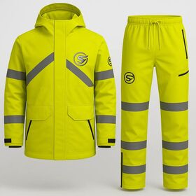 Hersteller von OEM & ODM Hi-Vis Regenbekleidungssets 2175005