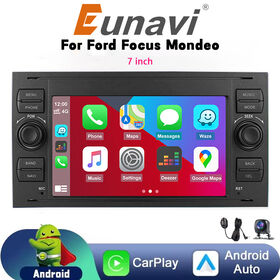 Autoradio multimédia Android 12 7 pouces pour Ford Focus Mendeo Carplay 4G Wifi GPS RDS DVD Autoradio Stéréo DSP