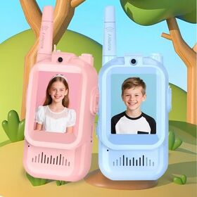 Zwei-Wege-Funkgeräte Walkie-Talkies mit VOX-Funktion, einstellbarer Lautstärke und langer Akkulaufzeit für Kinder-Kommunikationsspiele
