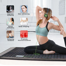 Fortschrittliche PEMF-Massagematte mit Ferninfrarot-Kristallschichten, Magnetfeldtherapie für den ganzen Körper, tragbares Design für Spa, Fitnessstudio, Detox-Kit für Zuhause