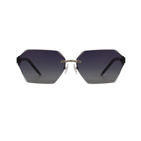 2026 Einzigartiges Design Randlose Hersteller Verkauf Hochwertige Polarisierte Sonnenbrille Randlose Metall Sonnenbrille Mit Niedrigem MOQ