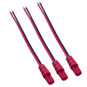Red 16AWG 2Core Parallel Cable 30cm Length Waterproof 2Pin Male Plug Connector for Hardwire LED Strip Custom Wire Harness