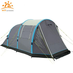Tienda de campaña inflable de lujo para 4 personas - Lona de algodón Oxford de PVC impermeable, gran espacio para eventos al aire libre y campamentos, OEM personalizado