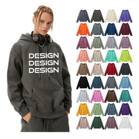 OEM/ODM Hoodie Collection 500GSM Heavyweight Hoodies 100% Cotton Blank Oversized Pullover Unisex for Custom Factory Direct Pricing