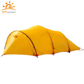 Ultraleichtes 2-Personen 10D Nylon Doppel-Silikon Wasserdichtes Tunnelzelt mit Professionellen DAC-Stangen