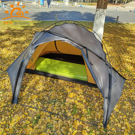 Tienda de Campaña Portátil Autoportante de Doble Capa 2026, Diseño Interior Convertible para 1/2 Personas con Nailon 15D y Estructura de Aluminio