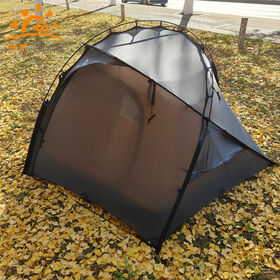 Nueva Tienda de Mochilero Convertible para 1-2 Personas 2026, Estructura de Nylon 15D de Doble Capa con Postes de Alu Ligeros