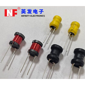 DR0406/0608/0707/0807/0810/1010/1213 Inductance bobinée à fils avec sorties radiales