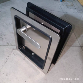 Accesorios móviles para mamparas de hoteles, pantalla movible, puerta de acero inoxidable, cerradura de puerta central, placa de cerradura, cuerpo de cerradura, núcleo de cerradura, fábrica plegable di