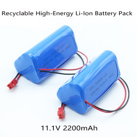 Recycelbarer Hochleistungs-Li-Ionen-Akku 12V 2.2Ah 18650 3S1P mit Balance-PCM und Kabeln für Solarleuchten und Elektrofahrzeuge