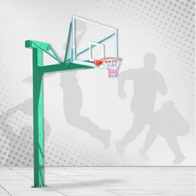 200mm Square Tube Outdoor Basketball Hoop with Enhanced Rebound Performance and Weather Resistant Coating