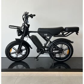 Nova Bicicleta Elétrica Urbana H9 Aprimorada de 500W / 750W / 1000W com Bateria de Lítio de Longa Duração e E-bike com Suspensão Total