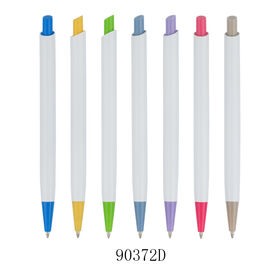 Lady Office Giveaway Customizable Simple Lightweight Retractable Click Plastic Ball Point Pen