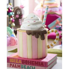 Christmas Ornamnet Hot Chocolate Ornament (Assorted) Chocolate Christmas Display, 15.5"