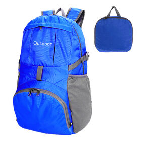 35L Nylon Packable Backpack Lightweight Water-Resistant Hiking Travel Bag Folding Design for Trekking Climbing Outdoor Adventures