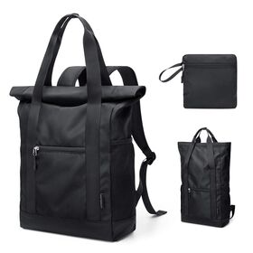 2-in-1 Convertible Backpack Tote Bag with Secure Zipper Closure Ideal Multi-Functional Bag for Daily Commute Weekend Light Travel