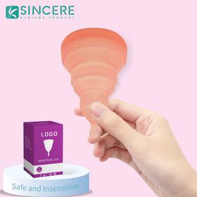 Medizinischer Silikon-Menstruationsbecher im Angebot, Komfortables, glattes Gefühl, Freie Gesundheitspflege, Menstruationstasse für Frauen
