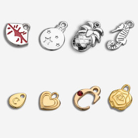 Zinc Alloy Pendant Collection Multiple Styles for Lingerie, Bra, Jewelry and Fashion Accessories | Custom Plating & Polished