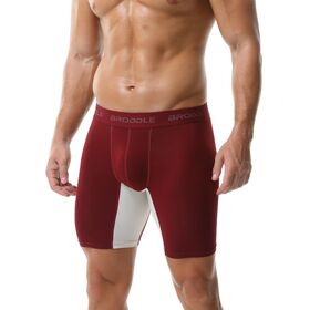 Wholesale Breathable Longer Men Sexy Tight Underwear Boxer Briefs Bamboo Underwear Men Boxer Briefs for Men Pack