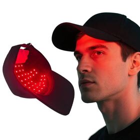 Anti-Haarausfall Rotlichttherapie Kappe Infrarot Kopfhautpflege Baseballkappe Kabelloses Design Stimuliert Haarwachstum Verbessert die Kopfhautgesundheit
