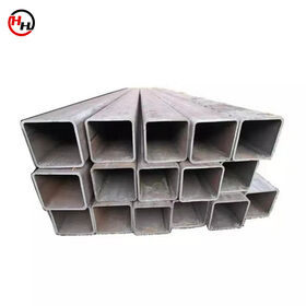 Henghui Steel ! 100x100x8mm 12m Length Carbon Steel Square Tube 200x200mm 50x50mm Black Finish for Greenhouses