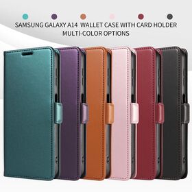 Anti-drop Card-in Clamshell Holster Phone Case for Redmi 15C PU Wallet Case for Redmi Note14 Pro For Xiaomi 15T