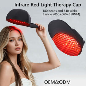Professionelle LED-Lichttherapie-Kappe zur Schmerzlinderung und Haarpflege - Dual-Action-Gerät zur Linderung von Kopfbeschwerden und Förderung der Haargesundheit